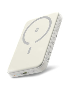 Banco de Poder Inalámbrico Omnibar 5000mAh Blanco 20W