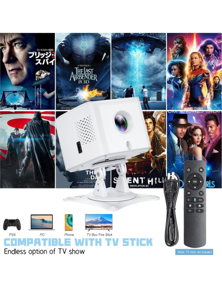 Proyector Portátil KEJOG 1080P WiFi Bluetooth Cine en Casa