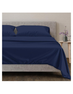 Juego de Sábanas Queen 100% Algodón Egipcio Mayfair 600 Hilos