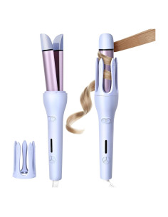 Plancha de Rizar y Alisar 2-en-1 GREEN BREATH 32mm Púrpura