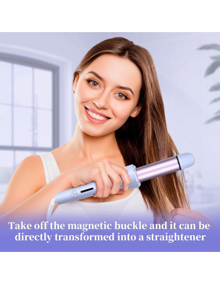 Plancha de Rizar y Alisar 2-en-1 GREEN BREATH 32mm Púrpura Plancha de Rizar y Alisar 2-en-1 GREEN BREATH 32mm Púrpura