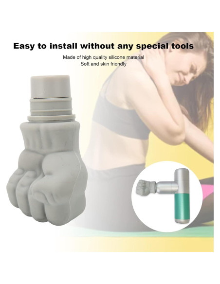 Cabezal de Reemplazo Brrnoo para Pistola de Masaje Eléctrica