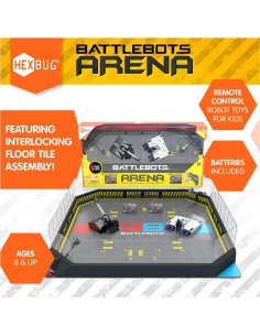 HEXBUG BattleBots Arena Bite Force y Blacksmith - Juguete RC 2