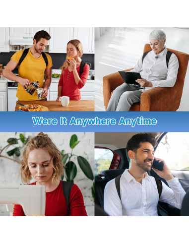 Corrector de Postura Abismat Ajustable para Espalda y Hombros Negro M