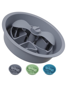 Tazón de Comida Lento AVERYDAY 2.5 Tazas para Perros Grandes