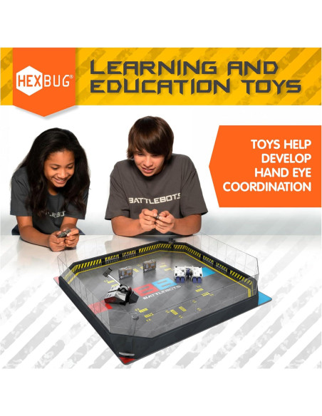 HEXBUG BattleBots Arena Bite Force y Blacksmith - Juguete RC