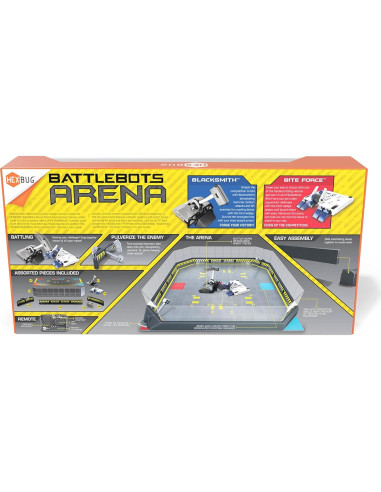 HEXBUG BattleBots Arena Bite Force y Blacksmith - Juguete RC