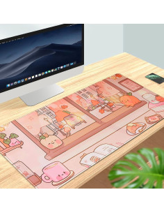 Alfombrilla de Escritorio Grande FGRWW 80x40 cm Kawaii Otoño 2