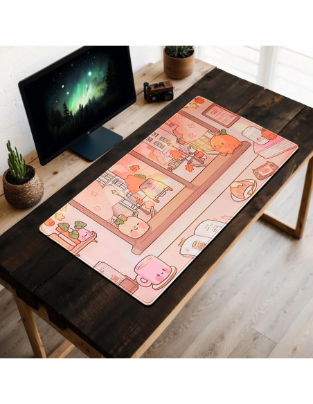 Alfombrilla de Escritorio Grande FGRWW 80x40 cm Kawaii Otoño Alfombrilla de Escritorio Grande FGRWW 80x40 cm Kawaii Otoño