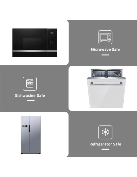 Caja Bento MINCOCO 1.8L con Bolsa, Tarro y Utensilios - Negro