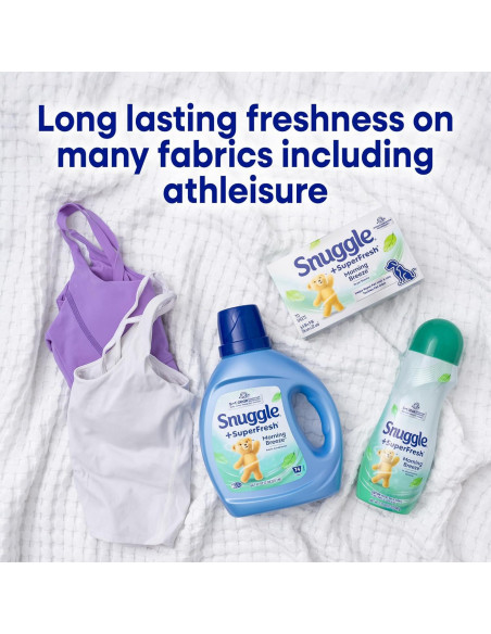 Hojas de Secadora Snuggle Plus SuperFresh Original 105 Unidades