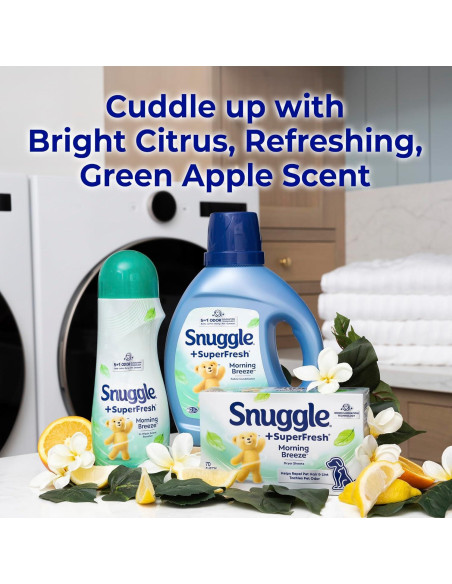 Hojas de Secadora Snuggle Plus SuperFresh Original 105 Unidades