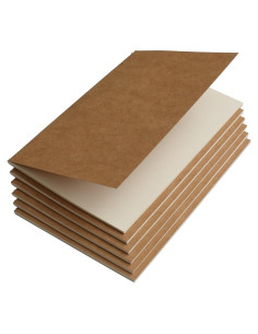 Juego de Cuadernos de Viaje TWONE A5 Kraft 60 Páginas