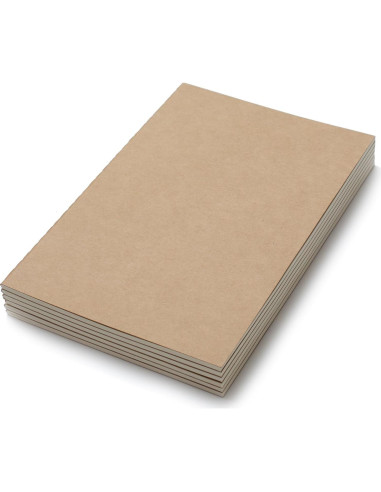 Juego de Cuadernos de Viaje TWONE A5 Kraft 60 Páginas