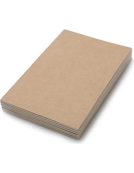 Juego de Cuadernos de Viaje TWONE A5 Kraft 60 Páginas