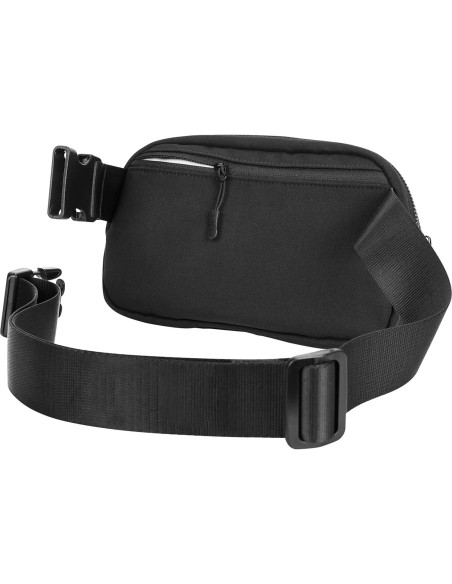 Bolso de Cintura Antirrobo MELCOU Unisex Negro 21x14.2cm
