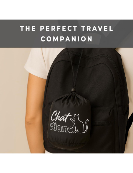 Almohada de Viaje CHAT BLANC Sky Lom Espuma con Memoria Gris