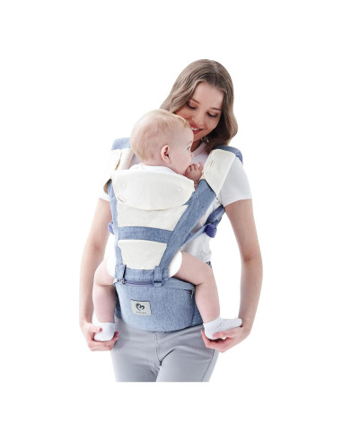 Portabebés Multifuncional Bellababy Azul Ergonómico M