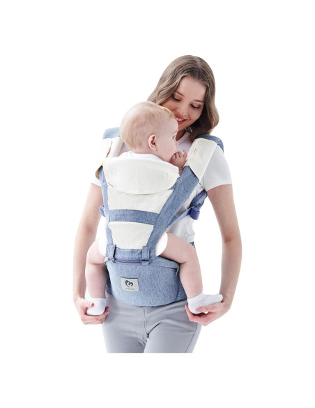 Portabebés Multifuncional Bellababy Azul Ergonómico M