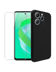 Funda TPU y Protector de Pantalla Vidrio Templado Infinix Smart 8