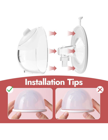 Tazas de Leche Materna NCVI 5oz 148ml Compatibles con Extractores