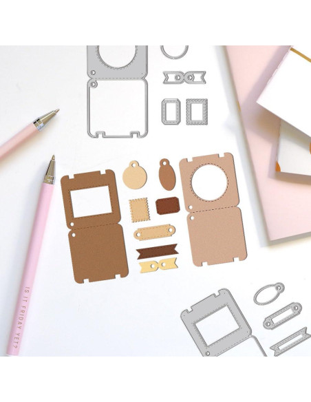 2 Juegos de Troqueles de Corte DELORIGIN para Scrapbooking