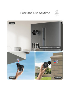 Cámara de Seguridad Inalámbrica 2.5K KEEPYOO con Batería 2