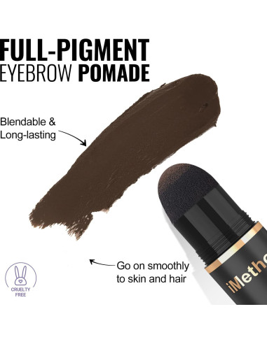 Sello de Cejas iMethod 04 - Pomada Marrón Claro, Impermeable