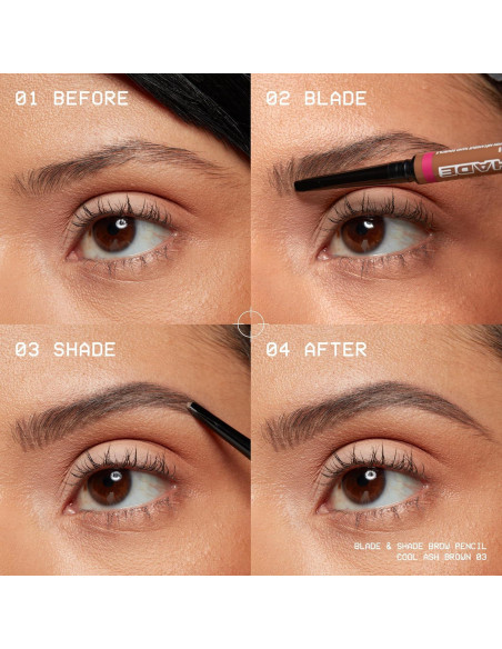 Lápiz de Cejas NYX Professional Makeup Blade & Shade 0.002 oz - Espresso