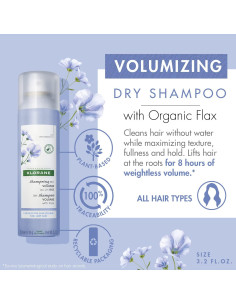 Champú Seco Voluminizador Klorane Lino 29.57 ml 2