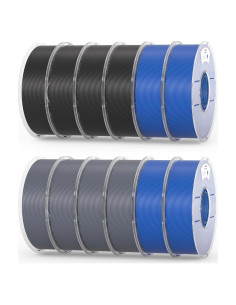 Filamento 3D PLA AMOLEN 12kg 1.75mm Alta Velocidad 600mm/s