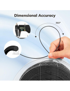 Filamento 3D PLA AMOLEN 12kg 1.75mm Alta Velocidad 600mm/s 2