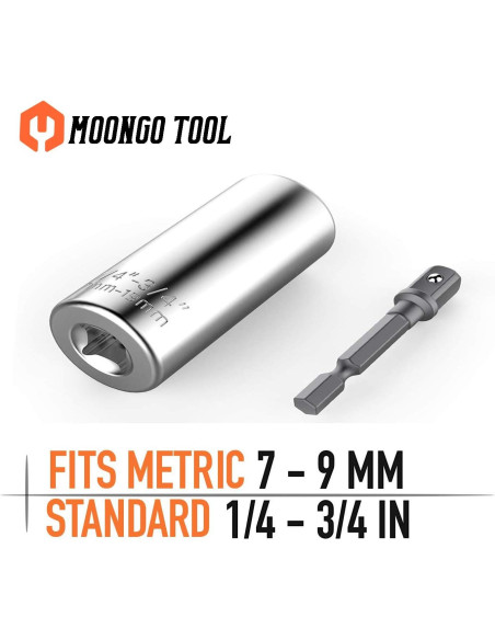 Enchufe Universal Moongo Tool 17.78 cm - Regalo Ideal Hombre