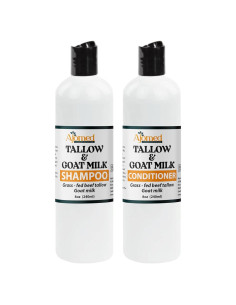 Champú y Acondicionador de Musgo Marino y Leche de Cabra 240ml