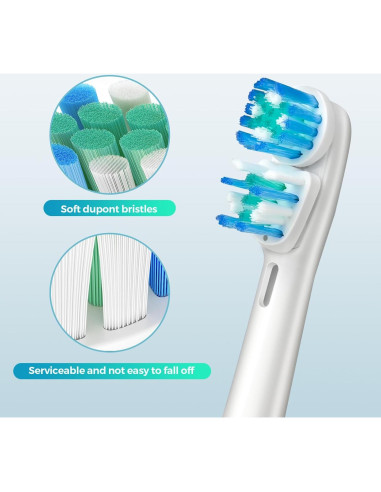 4 Cabezas de Cepillo de Dientes Oral-B Repuesto Doble Cabeza