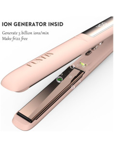 Plancha de Pelo FUNTIN S10 100% Titanio 1 Pulgada Rosa 2