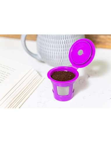 Cafés Fill 4-Pack Filtros Reutilizables Perfect Pod para Keurig
