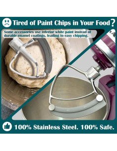 Batidor Flex Edge KitchenAid FEB5 Acero Inoxidable 4.5-5qt 2