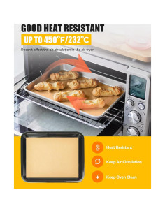 Set 134 Forros de Horno y Tapetes Teflón MMH para Breville 2