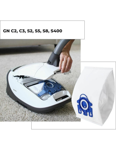 Kit de 10 bolsas y 3 filtros Apex Essentials para Miele GN Kit de 10 bolsas y 3 filtros Apex Essentials para Miele GN