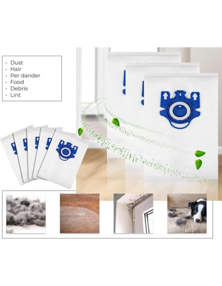 Kit de 10 bolsas y 3 filtros Apex Essentials para Miele GN Kit de 10 bolsas y 3 filtros Apex Essentials para Miele GN