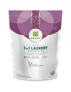 Cápsulas de Detergente para Ropa Grab Green 24 Unidades Lavanda 2