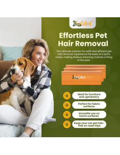 Removedor de Pelo de Mascota Pro Wonderwells 11 cm Ligero 2