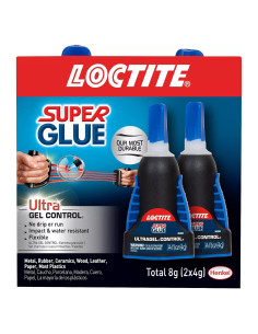 Loctite Super Glue Ultra Gel Control 4.14 ml - 2 Paquete