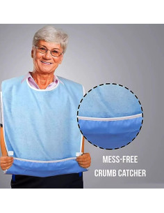 Babero Impermeable Utopia Unisex para Adultos 45.72x76.2cm 2