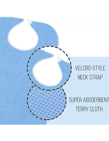 Babero Impermeable Utopia Unisex para Adultos 45.72x76.2cm