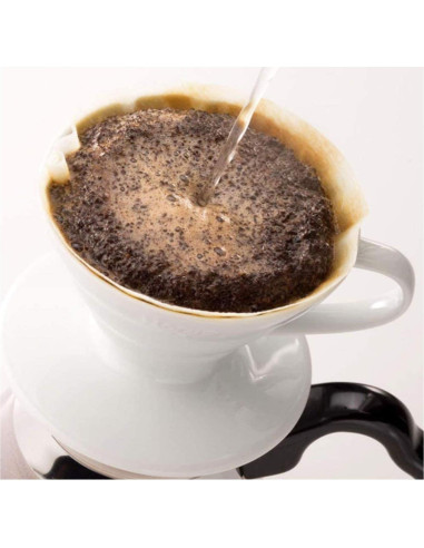 Filtros de Café de Papel Hario V60 Tamaño 01 - 400 Piezas