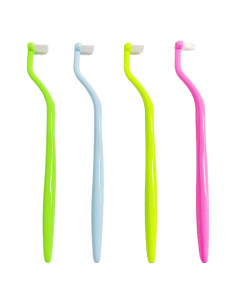 Cepillos de Dientes Ortodónticos Ceonam 4-Pack Ultra Suaves