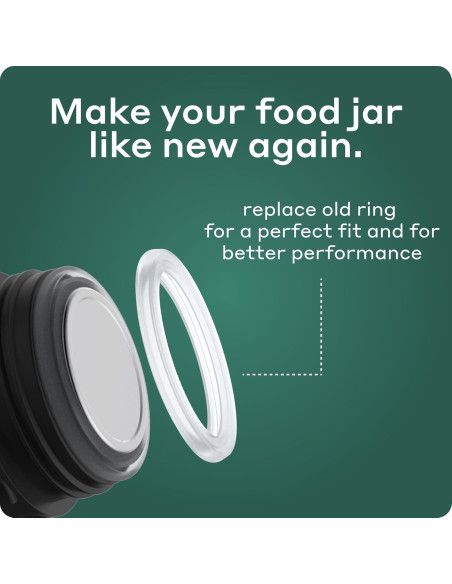 O-Ring de Silicona BOBBER para Termos de Comida - 2 Juegos
