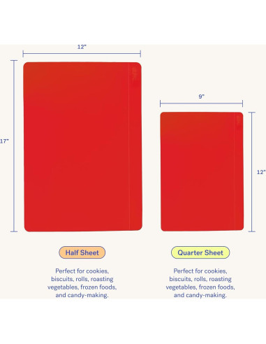 Alfombrilla de Silicona para Hornear GIR 42x29 cm Azul Marino